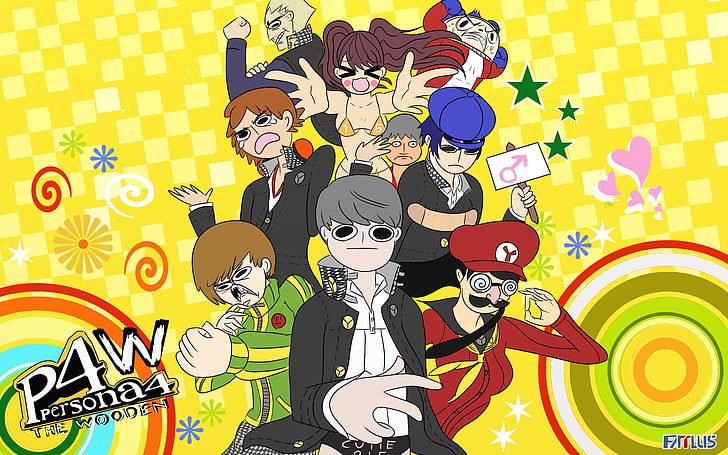 Persona series, anime, Persona 4, HD wallpaper