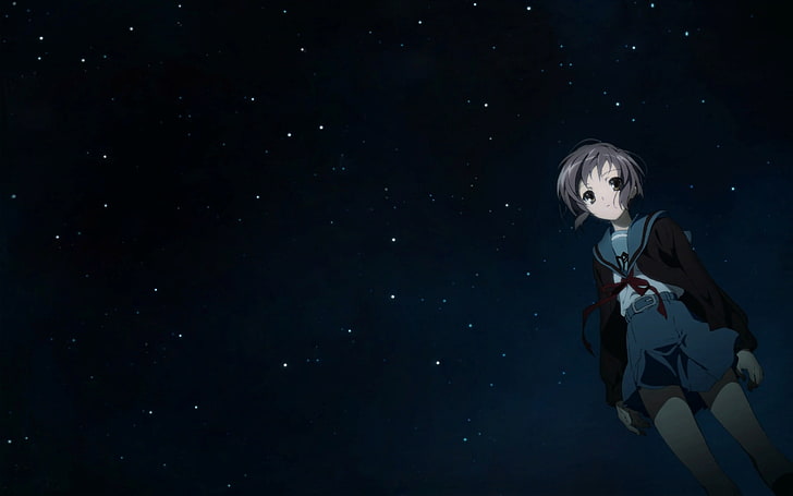 Die Melancholie von Haruhi Suzumiya, Suzumiya Haruhi no Yuutsu, Nagato Yuki, HD-Hintergrundbild