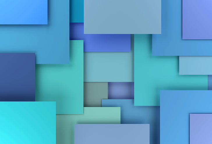 blue, purple, yellow, and teal digital wallpaper, colorful, abstract, design, blue, background, geometry, geometric shapes, 3D rendering, HD wallpaper