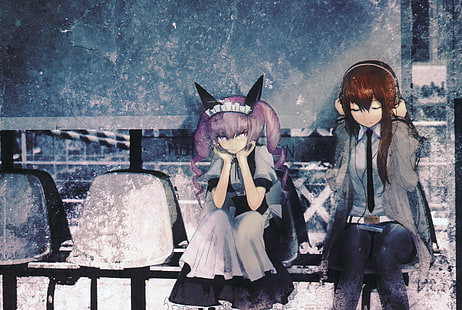 Steins; Gate, anime girls, Makise Kurisu, Sfondo HD HD wallpaper