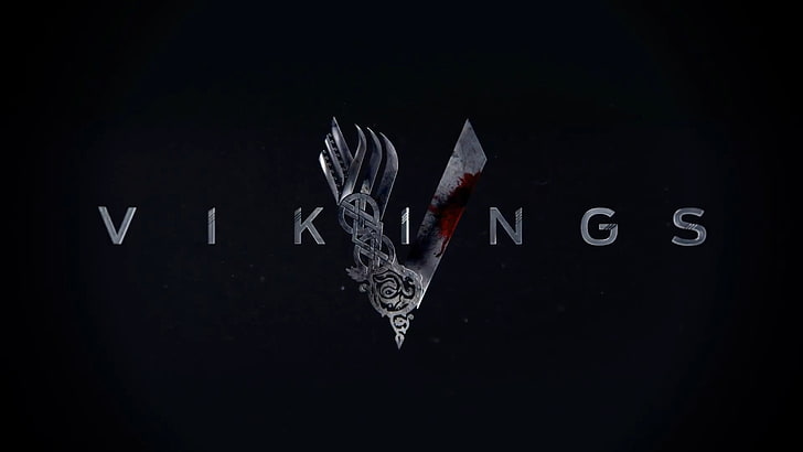 Текст на викинги, телевизионно предаване, викинги, лого, викинги (телевизионно предаване), HD тапет