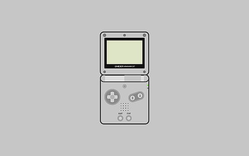 Consoles, GameBoy Advance SP, minimalism, Nintendo, video games, HD wallpaper HD wallpaper