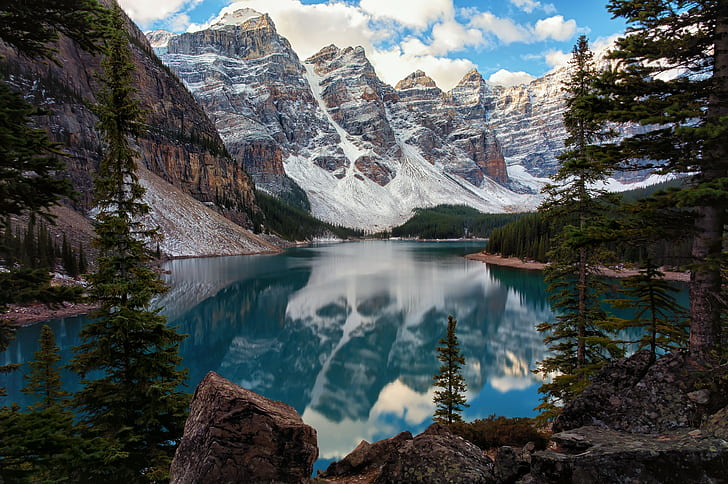 gunung alp, pegunungan, Kanada, Wallpaper HD