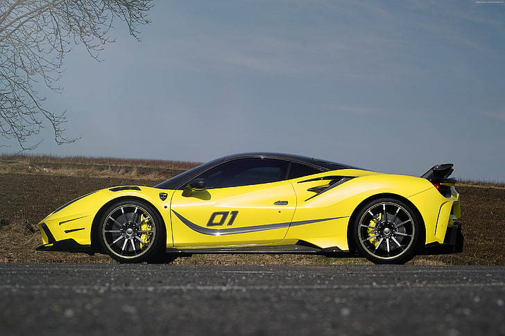 Mansory 4XX Siracusa, Cenevre Otomobil Fuarı 2016, spor araba, sarı, HD masaüstü duvar kağıdı