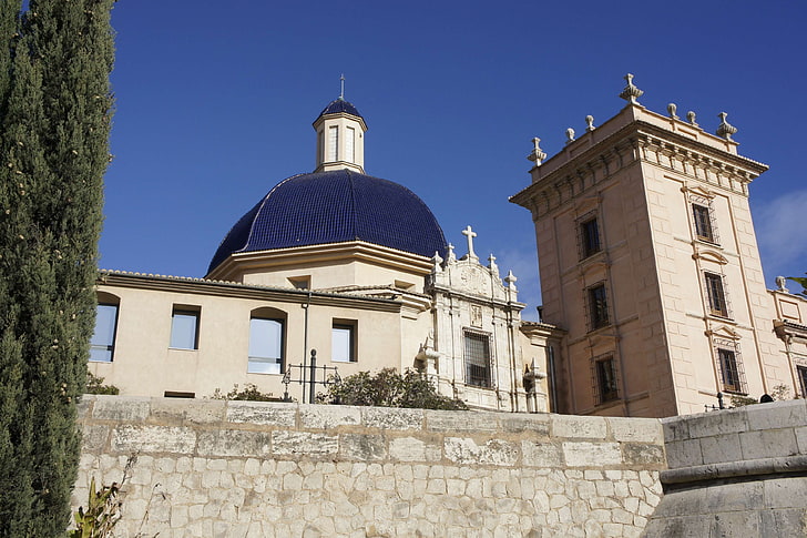 arquitectura, catolisismo, cupula iglesia, espana, valencia, Sfondo HD