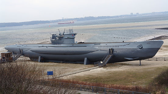 submarine, U 995, military, vehicle, HD wallpaper HD wallpaper