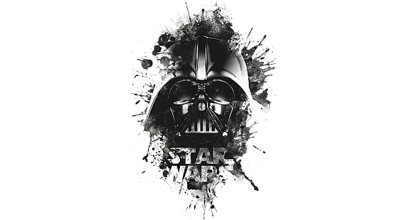 Sfondo di Star Wars Darth Vader, Darth Vader, logo, nero, Star wars, Sfondo HD HD wallpaper