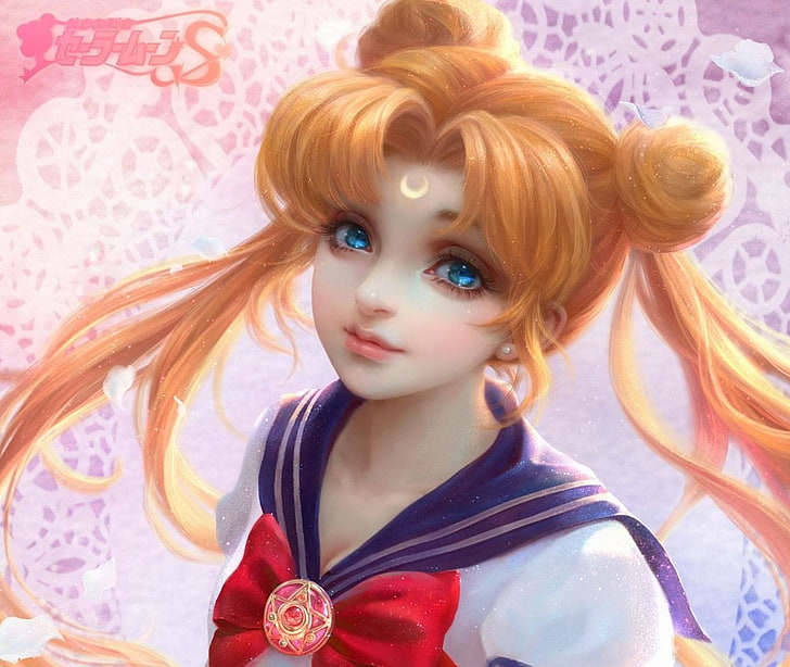 sailor moon, princess serenity, blonde, twintails, semi realistic, Anime, HD wallpaper