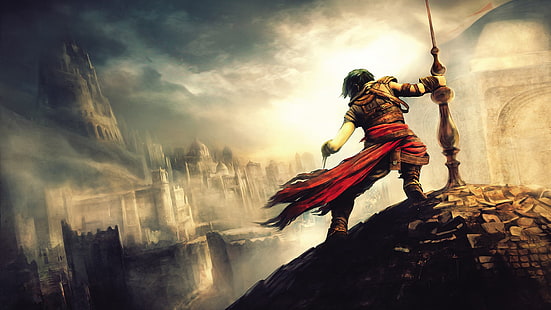 ภาพประกอบเจ้าชายแห่งเปอร์เซียวิดีโอเกม Prince of Persia: The Two Thrones เจ้าชายแห่งเปอร์เซีย, วอลล์เปเปอร์ HD HD wallpaper