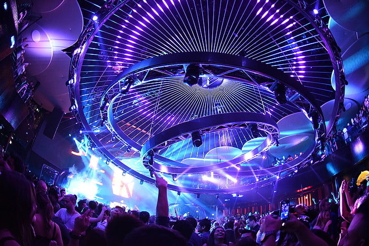 bar, club, dance, dancing, music, nightclub, party, rave, HD wallpaper