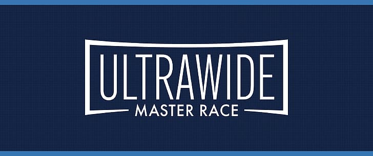 ultrawide, Master Race, HD wallpaper