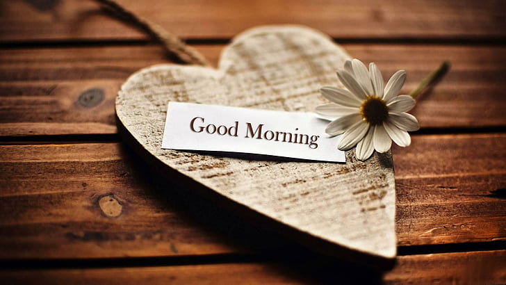 Love Good Morning Hearts, cinta, selamat pagi, hati, Wallpaper HD