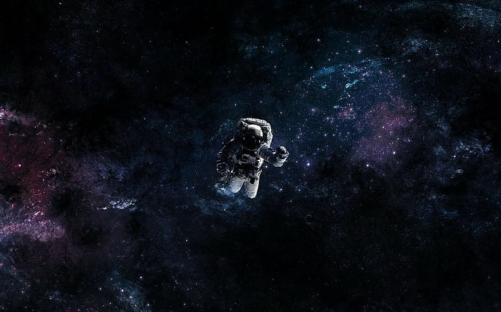 Fankunst, Universum, Astronaut, Weltraum, HD-Hintergrundbild