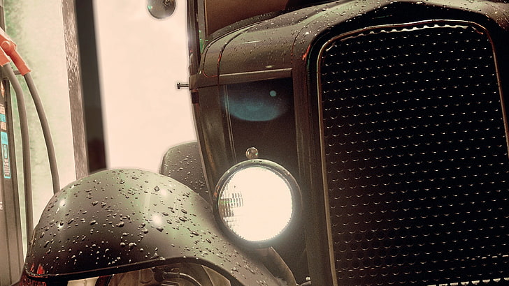black and gray electronic device, Need for Speed, Ford, Hot Rod, Rat Rod, car, photography, custom, HD wallpaper