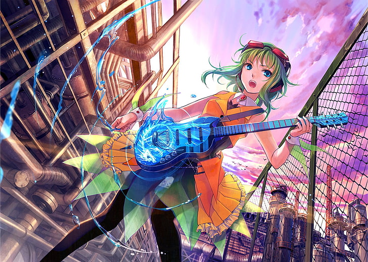 Anime, Vocaloid, GUMI (Vocaloid), HD-Hintergrundbild