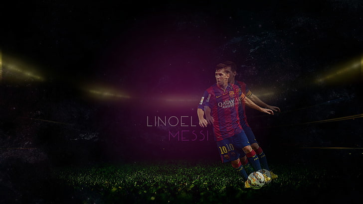 Leo Messi, Lionel Messi, piłka nożna, FC Barcelona, ​​sport, sport, Tapety HD