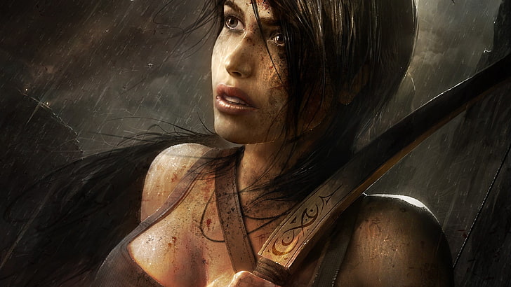 Tomb Raider sanat, video oyunları, Tomb Raider 2013, Tomb Raider, HD masaüstü duvar kağıdı