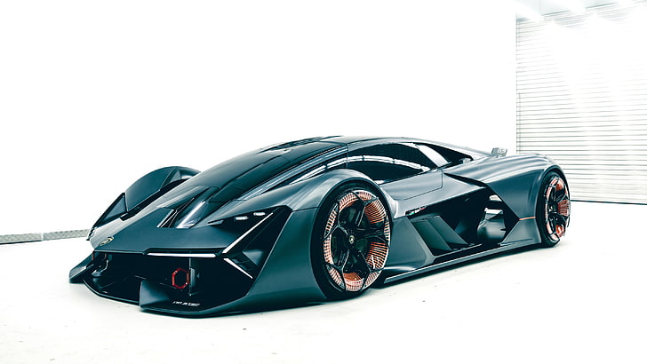Autonomo, Lamborghini Terzo Millennio, auto elettriche, 4K, Sfondo HD