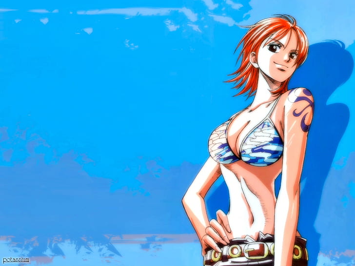 One Piece Nami 1024x768 Anime One Piece HD Kunst, ein Stück, Nami, HD-Hintergrundbild