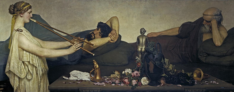 obraz, historia, gatunek, Lawrence Alma-Tadema, Scena pompejańska, Tapety HD HD wallpaper