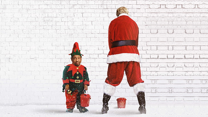 christmas, Billy Bob Thornton, Tony Cox, santa, Bad Santa 2, HD wallpaper