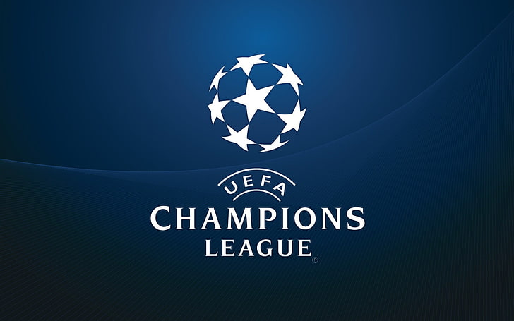 Logo della UEFA Champions League, Champions League, UEFA, calcio, Sfondo HD