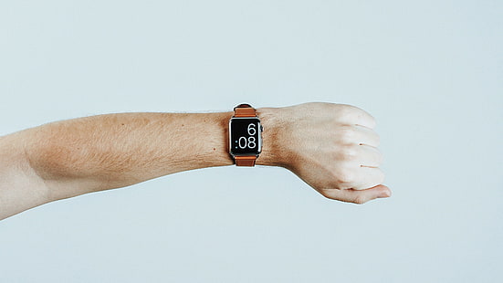 фотография, Iwatch, стрелки, часы, Apple Watch, рука, HD обои HD wallpaper