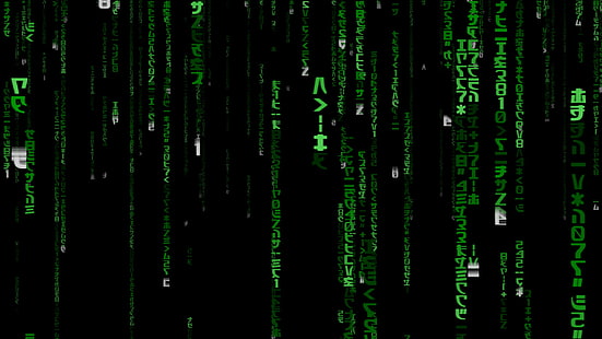 grüne und schwarze digitale Tapete, die Matrix, Matrix, Minimalismus, HD-Hintergrundbild HD wallpaper