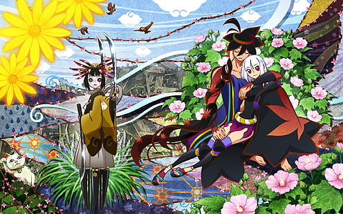 Katanagatari, Yasuri Shichika, Togame, Fondo de pantalla HD HD wallpaper