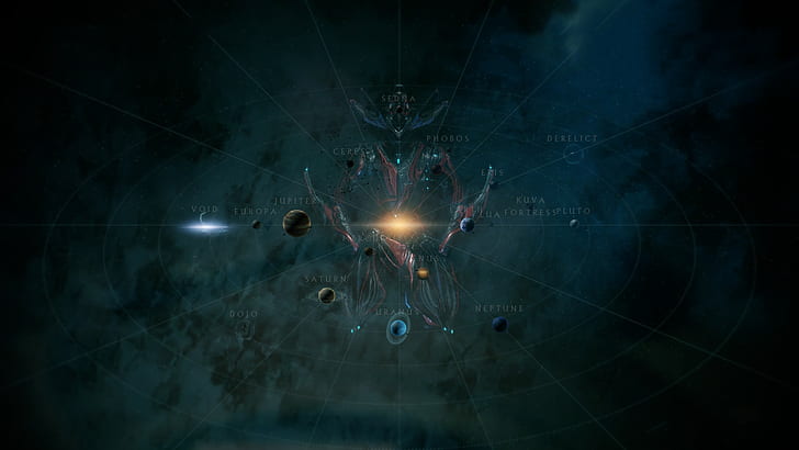 Loki (Warframe), Planet, Sonnensystem, Videospiele, Warframe, HD-Hintergrundbild