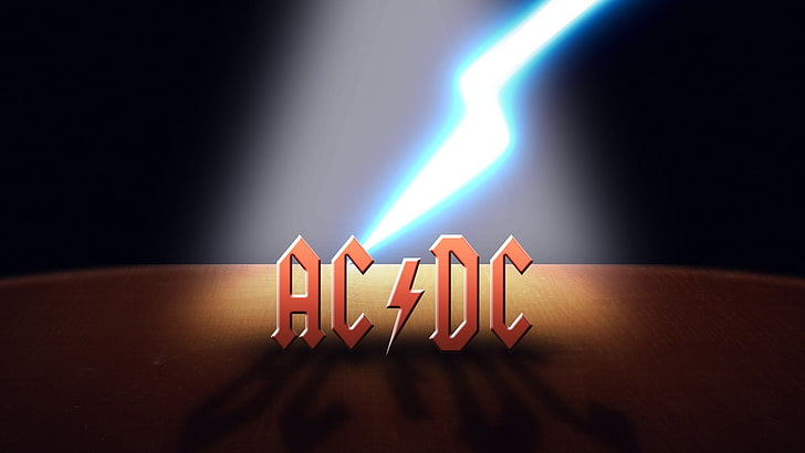 Logo AC / DC, AC / DC, Wallpaper HD