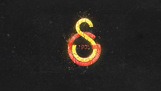 1905 Галатасарай логотип, Галатасарай С.К., HD обои HD wallpaper