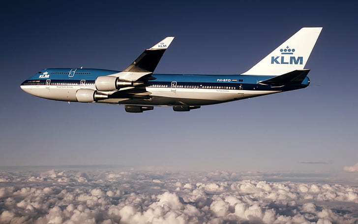 ความสูงของเครื่องบินโบอิ้ง B-747, โบอิ้ง, 747, เครื่องบิน, เที่ยวบิน, ความสูง, วอลล์เปเปอร์ HD