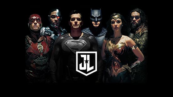 Zack Snyder's Justice League, Superman, Batman, Wonder Woman, Flash, Cyborg (DC Comics), Aquaman, Tapety HD HD wallpaper