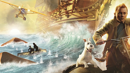 Film, Les aventures de Tintin, Fond d'écran HD HD wallpaper