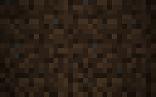 фон, Dirt, Minecraft, минималистичен, Pixelation, Pixels, Simple, HD тапет HD wallpaper