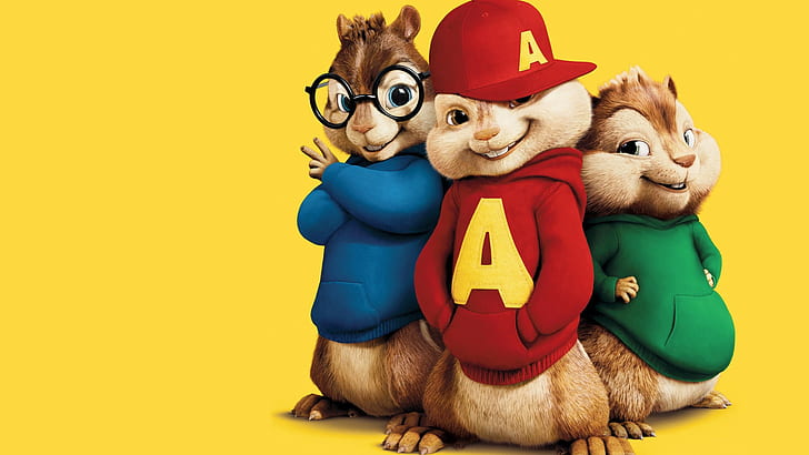 Alvin The Chipmunks, alvin, tamias, Fond d'écran HD
