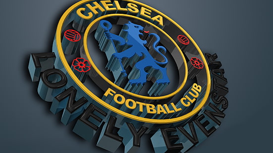 Logo, logo, Chelsea, Champions, Chelsea FC della squadra di calcio del Chelsea, Sfondo HD HD wallpaper