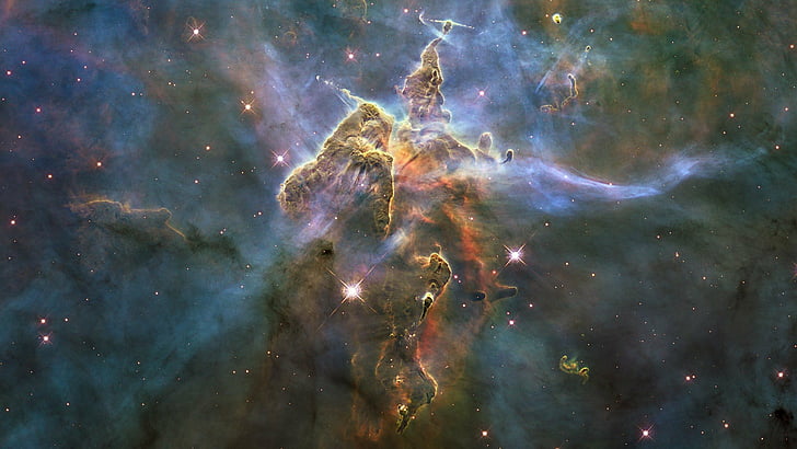 carina, debu, gas, nebula, Wallpaper HD