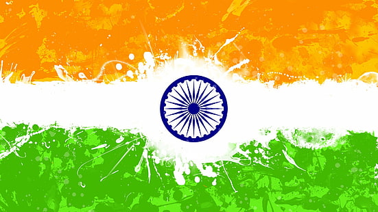 флаг, знамена, Индия, индийски, HD тапет HD wallpaper