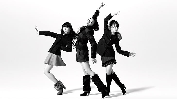 Profumo (gruppo musicale), J-pop, monocromatico, donna, asiatico, Sfondo HD
