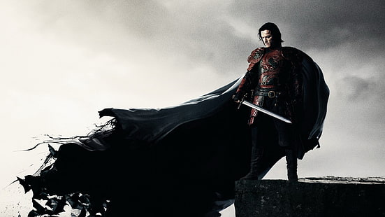 мъж, държащ меч, Дракула Неразказан, HD тапет HD wallpaper