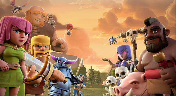 Clash Of Clans, Clash of Clans wallpaper, Games, Other Games, HD wallpaper HD wallpaper