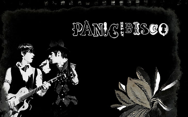 Panic at the disco, Band, Members, Action, Flower, HD wallpaper