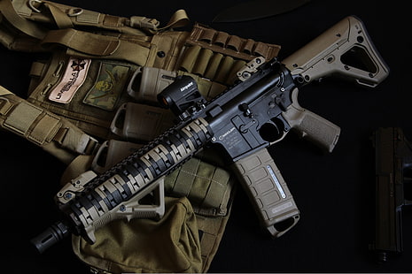 Armas, máquina, Daniel Defense, MK18, Fondo de pantalla HD HD wallpaper