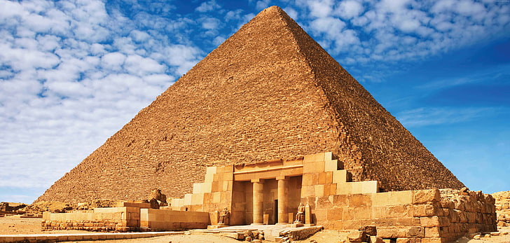 piramida, Mesir, 8k, Wallpaper HD