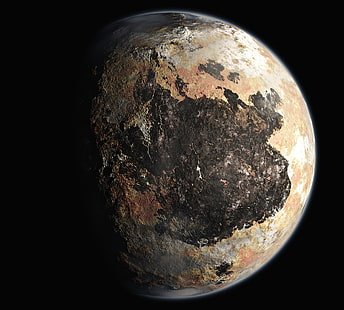 planeta, Plutón, espacio, Fondo de pantalla HD HD wallpaper