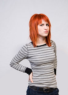 Hayley Williams, berambut merah, penyanyi, Wallpaper HD HD wallpaper