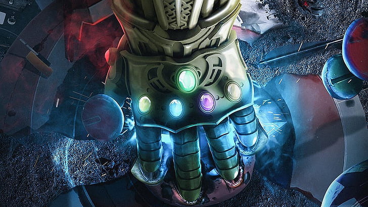 Thanos Avengers Infinity Savaşı 2018 Infinity Dayağı, HD masaüstü duvar kağıdı