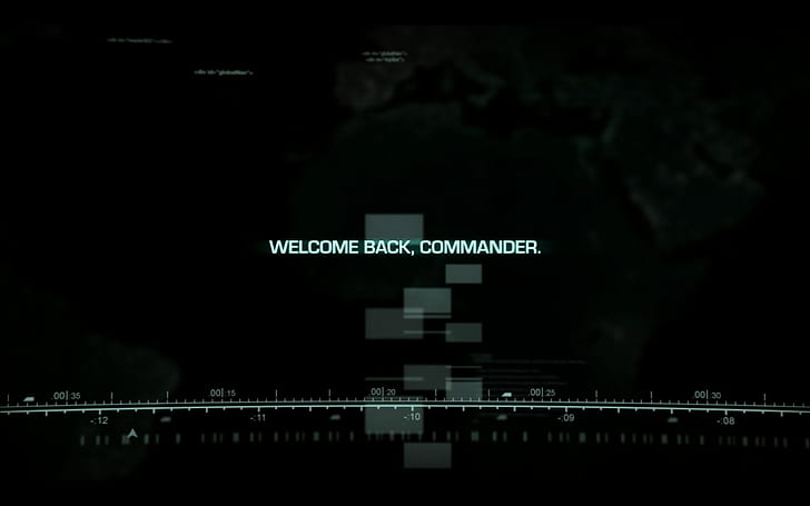 Commandant, Command and Conquer, noir, Fond d'écran HD
